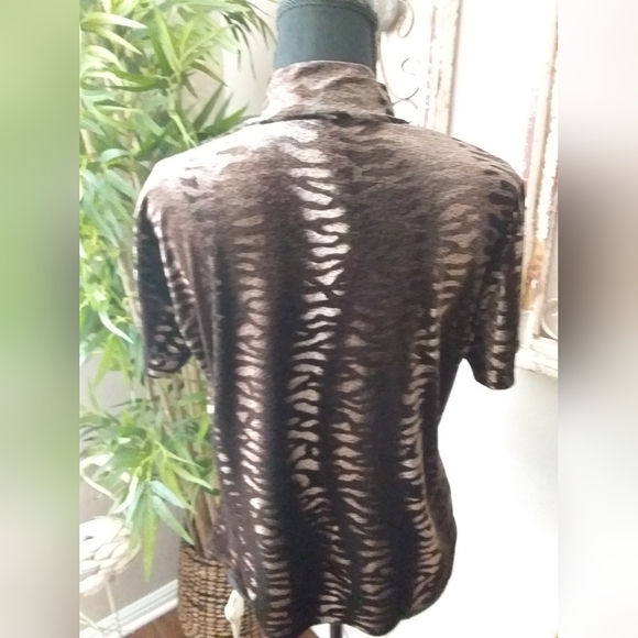 IMPRESSIONS Ladies Short Sleeve Top - Picture 4 of 5